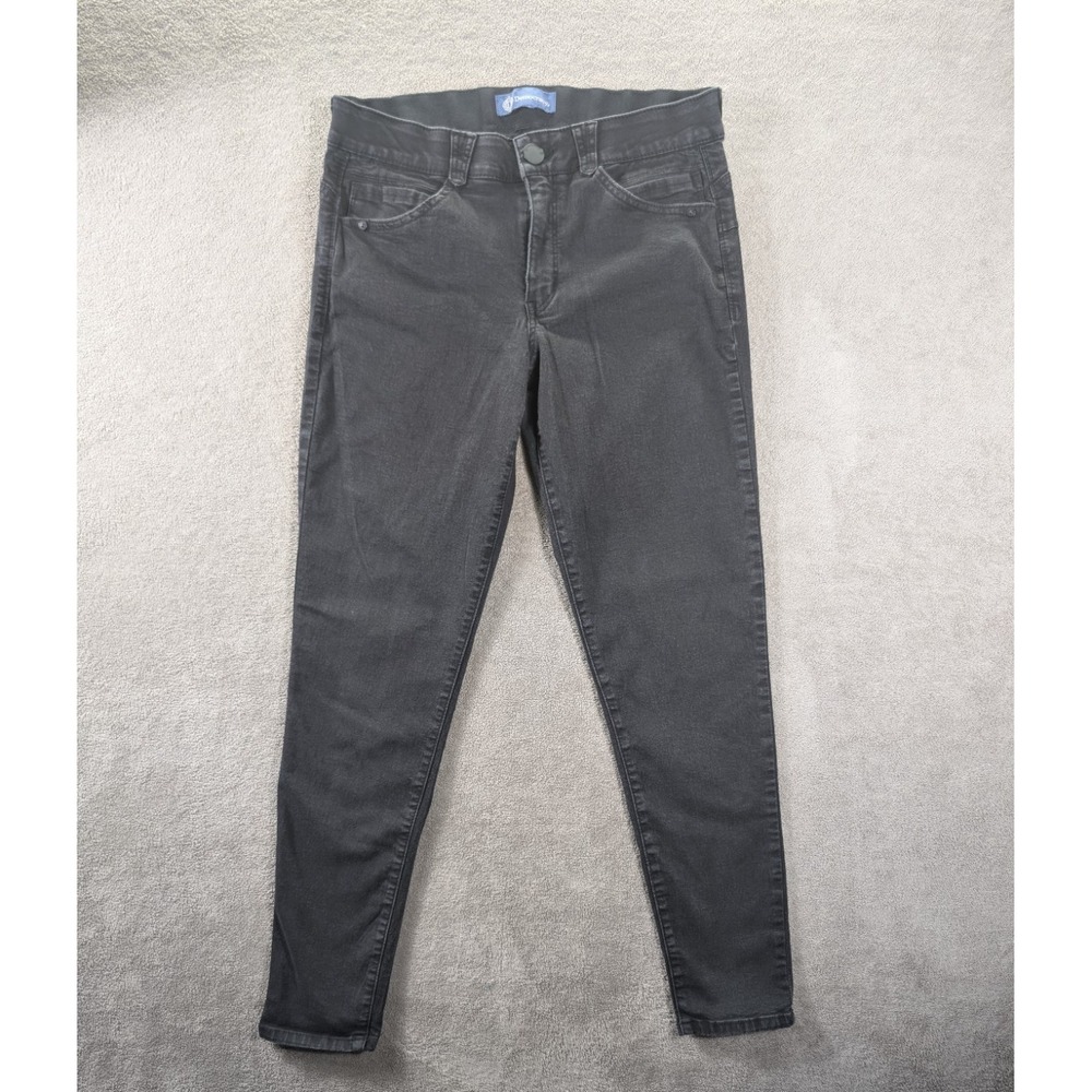 Democracy Jeans Womens Size 12 Tag Removed  Black Slimming Stretch Skinny